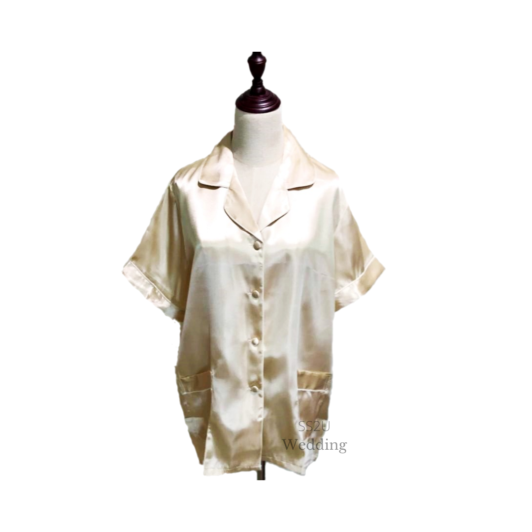 Cream Ladies Pyjamas (Plain)